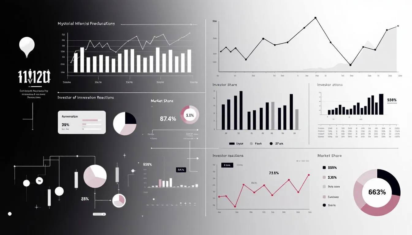 An interactive chart displaying historical data analysis for hVIVO.